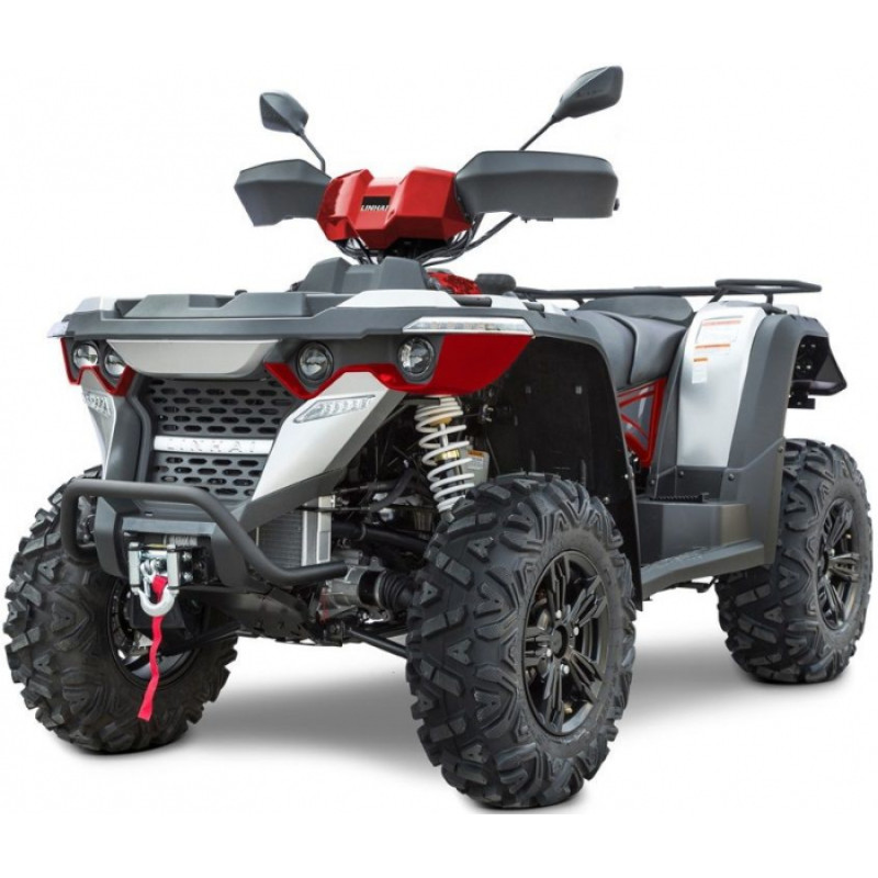Квадроцикл Linhai 550 EFI Сіро-червоний