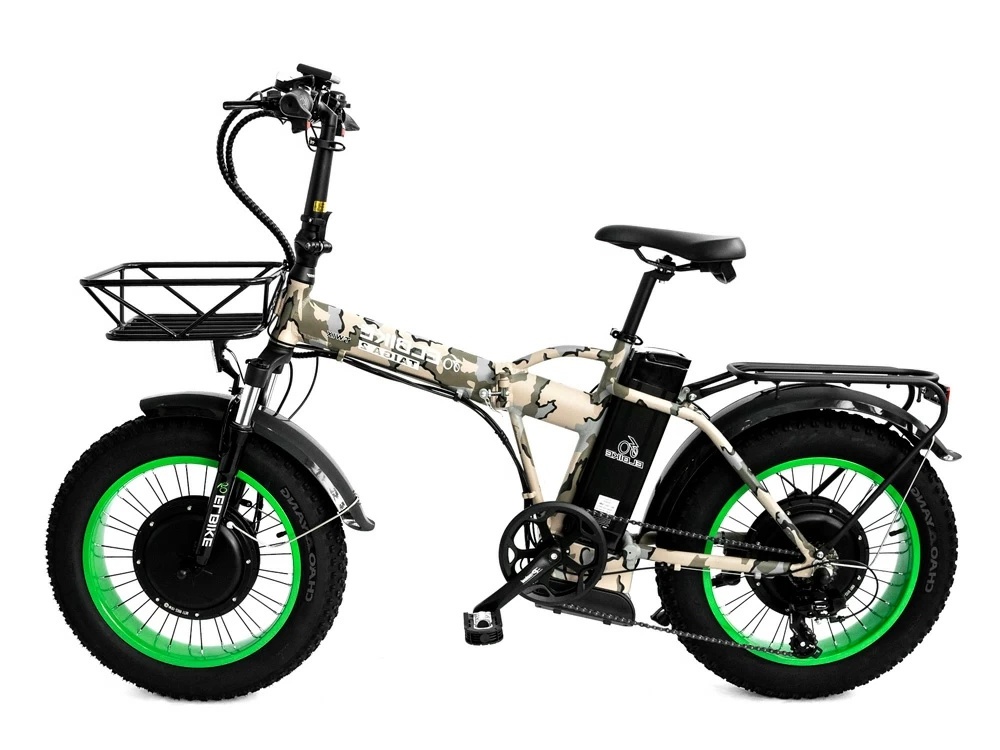 Електрофетбайк Elbike Taiga 2 Twix 1000W 48V 16Ah (20×4″, повний привід)