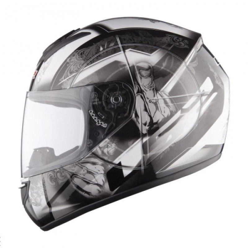 Шолом LS2 FF351 Action White-Silver