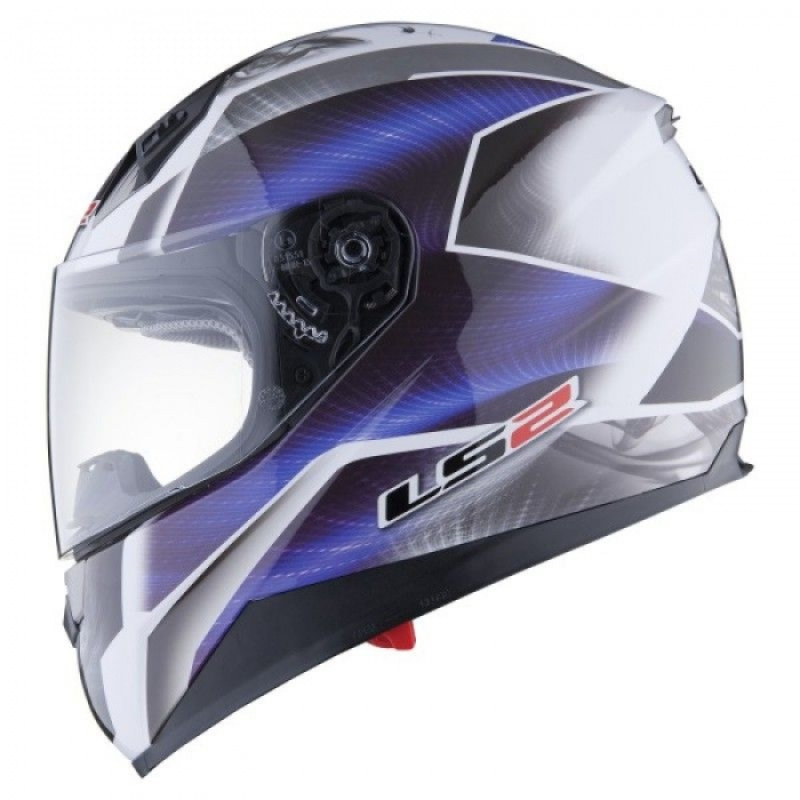 Шолом LS2 FF384 Saga White-Blue
