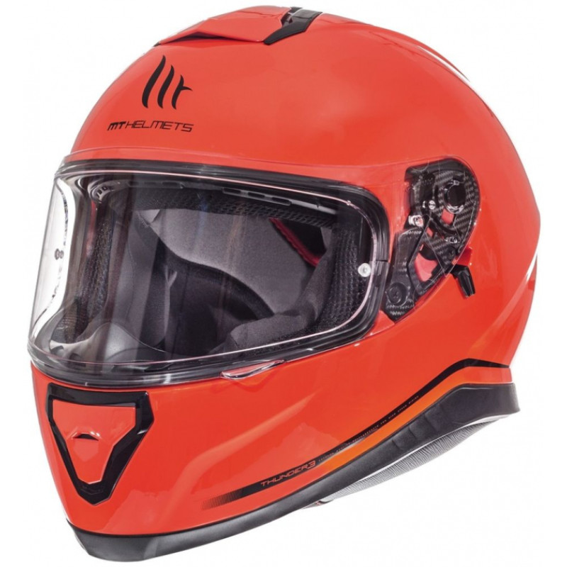 MT Helmets Thunder 3 Solid hi-viz orange