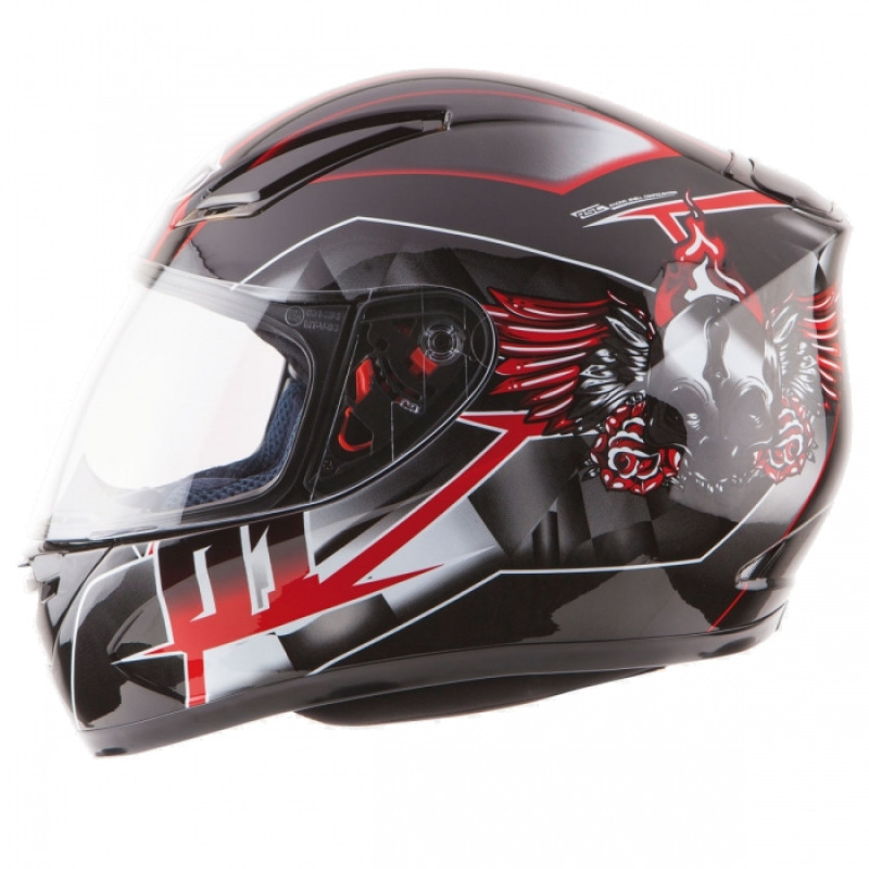 MT Helmets Revenge Split black / grey / red