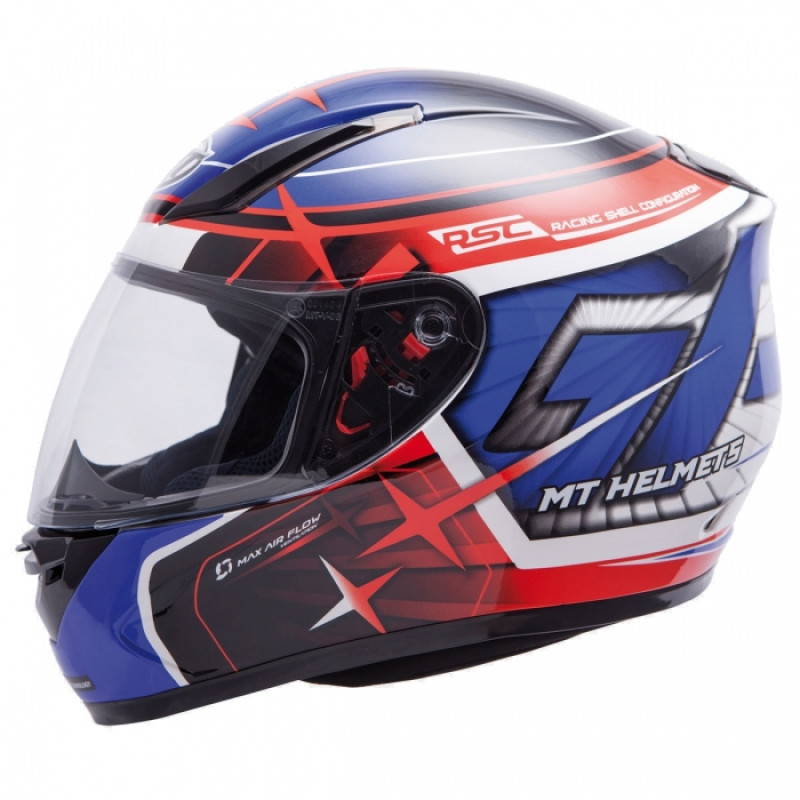 MT Helmets REVENGE Replica GP blue / red / black