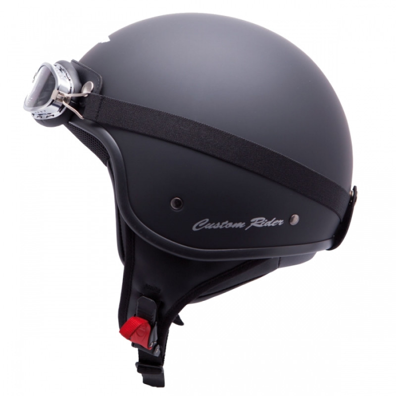 MT Helmets Custom Rider Solid black