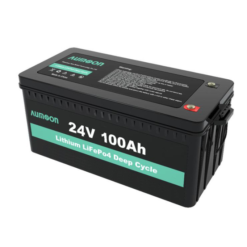 Акумулятор ENERSUN LiFePo4 24V 100AH з вбудованим BMS (літій-залізо-фосфатний акумулятор)