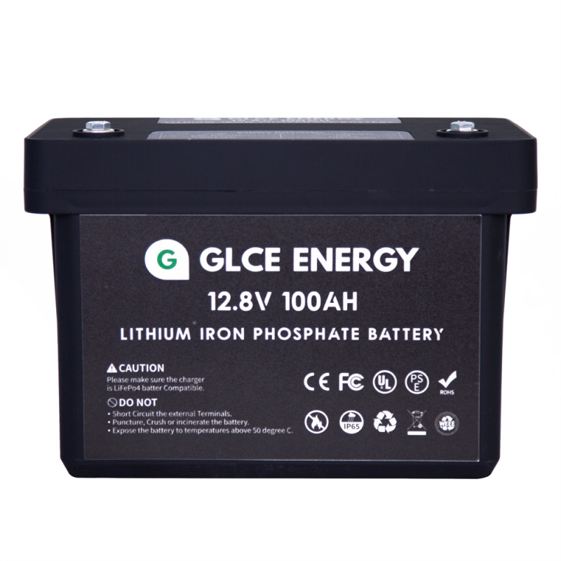 Акумулятор GLCE ENERGY 12-100 LiFePO4 12V 100Ah з BMS (літій-залізо-фосфатний акумулятор)