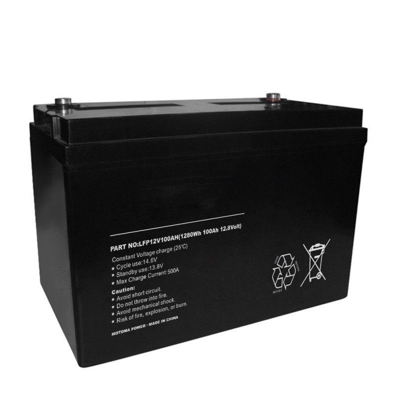 Акумуляторна батарея enersun lifepo4 12v 100ah (літій-залізо-фосфатний акумулятор)