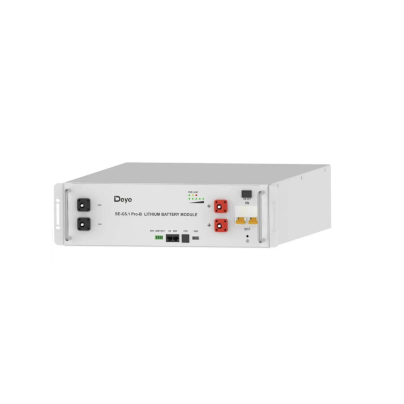 Акумулятор DEYE SE-G5.1 Pro-B 51.2V 100Ah 5120Wh LiFePO4 (літій-залізо-фосфатний акумулятор)