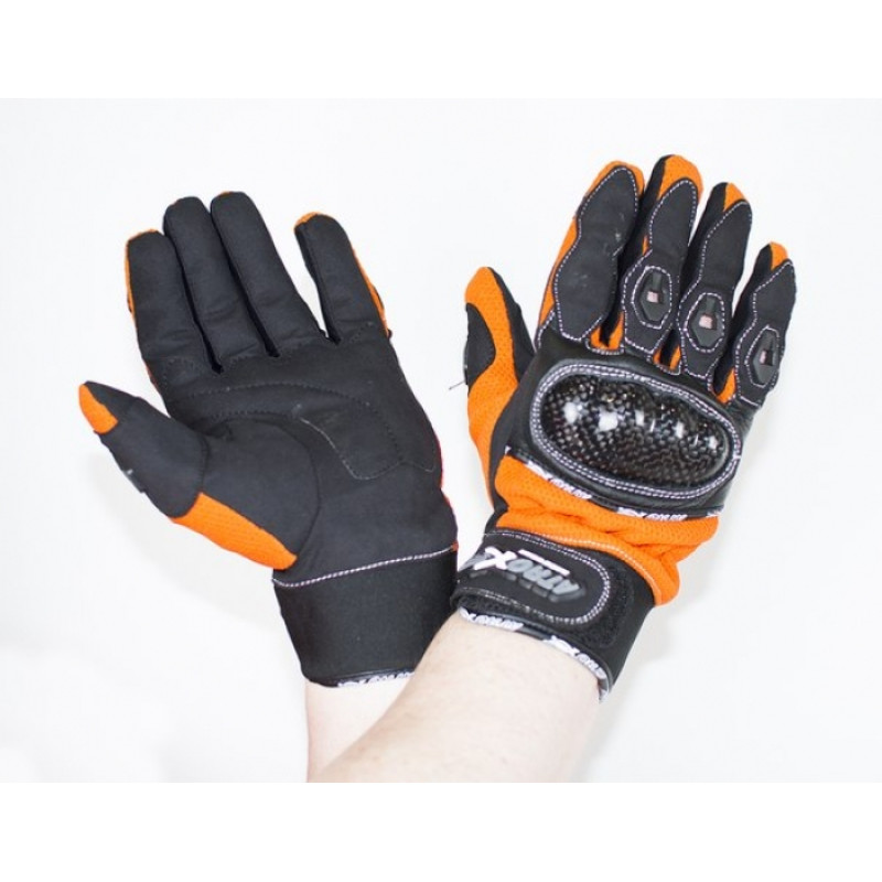 Мотоперчатки текстильні Atrox STUNT ORANGE