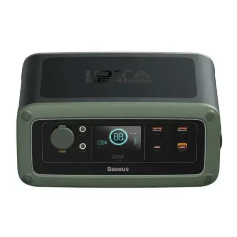 Зарядна станція універсальна Baseus ioTa Series Portable Power Station 450W DE/EU 220V Cold PPYT010206 Green