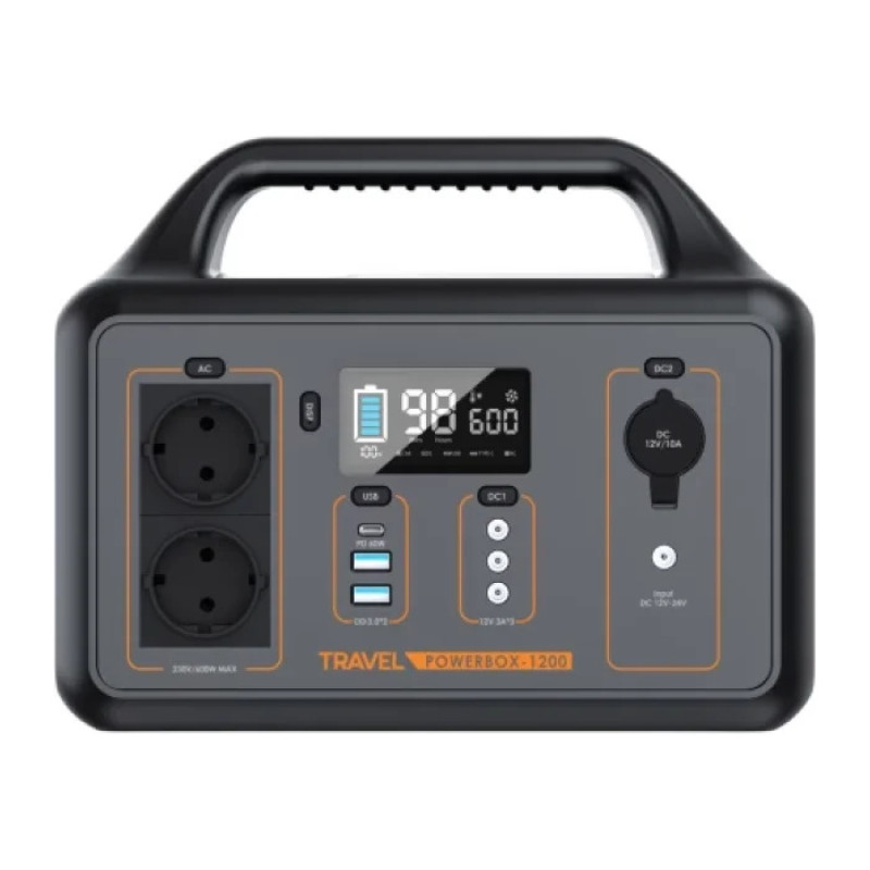Зарядна станція універсальна Volt Polska Travel Powerbox 1200 [111298]